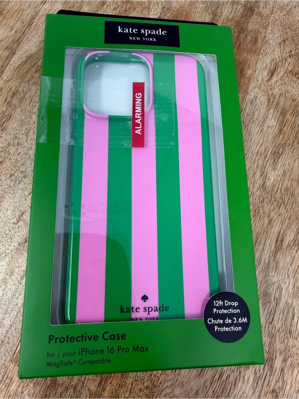 kate spade New York Vertical Striped MagSafe Compatible iPhone 16 Pro Max Case